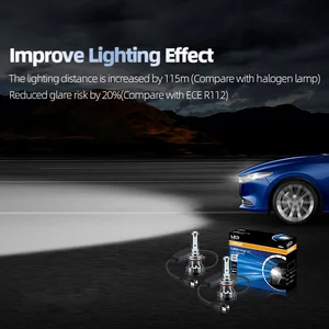 مصباح أمامي للسيارة OSRAM-LEDriving YLZ HL H7 H4 LED ، H1 H8 H11 H16 HB3 HB4 HIR2 9012 ، لمبات بيضاء فائقة السطوع ، لمبة تلقائية ، 12 فولت ، 6000 كلفن ، 2 قطعة أعلى 12 مبيعات لبطاريات تويوتا بريوس - رقم 1