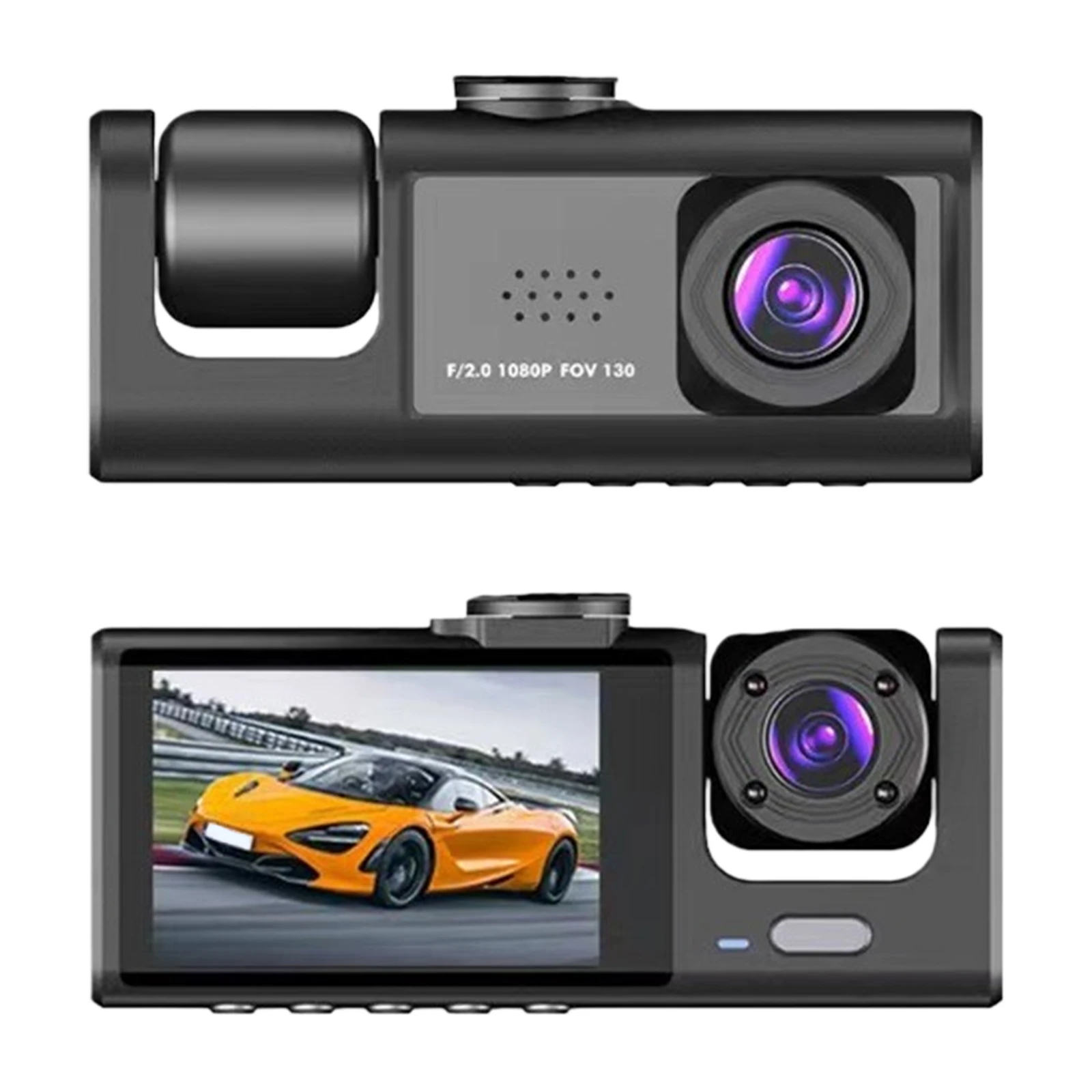 

Featuring front, inside, and rear lenses, this vehicle dash cam provides comprehensive …