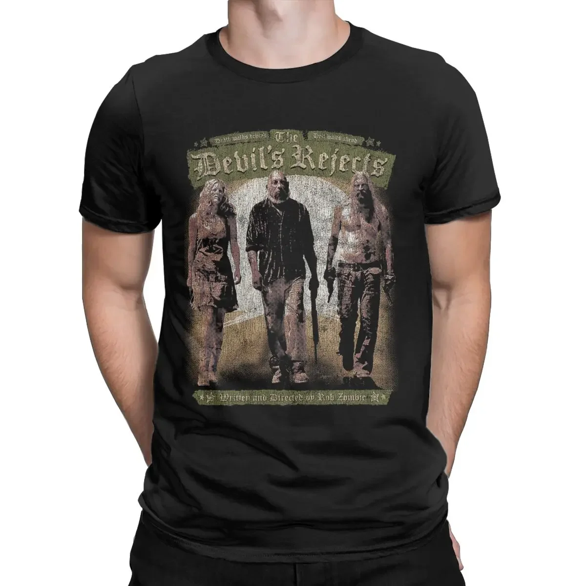 

The Devils Rejects horror captain spaulding movie scary house of 1000 corpses halloween 100% Cotton T Shirts Short Sleeve Tops