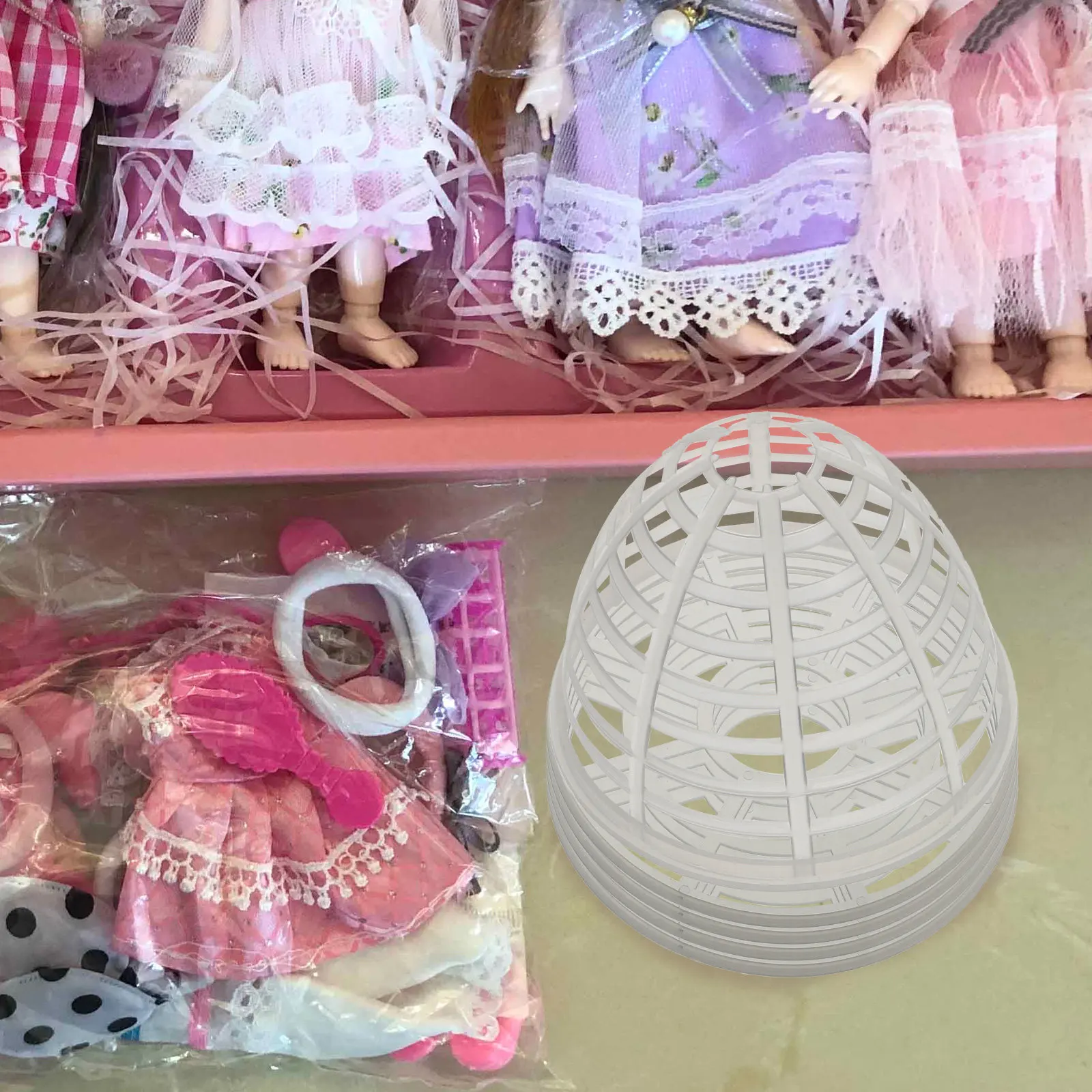 

12 комплектов пластиковых подъюбников ручной работы для свадебных, выпускных и вечерних платьев