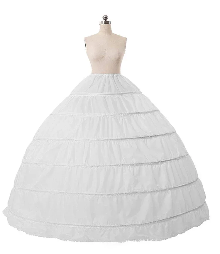 Multi-color Six-steel Without Yarn Plus Wedding Dress Crinoline Skirt Ball Gown Underskirt Petticoat