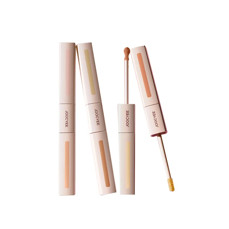 คอนซีลเลอร์ Joocyee แบบสองหัว ปรับสีผิวให้กระจ่างใส ปกปิดจุดด่างดำ รอยสิว ติดทนนาน คอนซีลเลอร์เนื้อลิควิดสำหรับแต่งหน้า