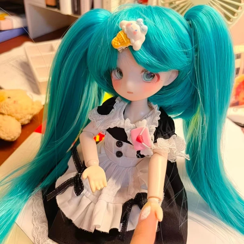 Picture 7: Miku 1/6 Bjd Doll Cute Toy Action Figure Collectable Model Garage Kit Anime Peripheral Desktop Ornament Birthday Gift