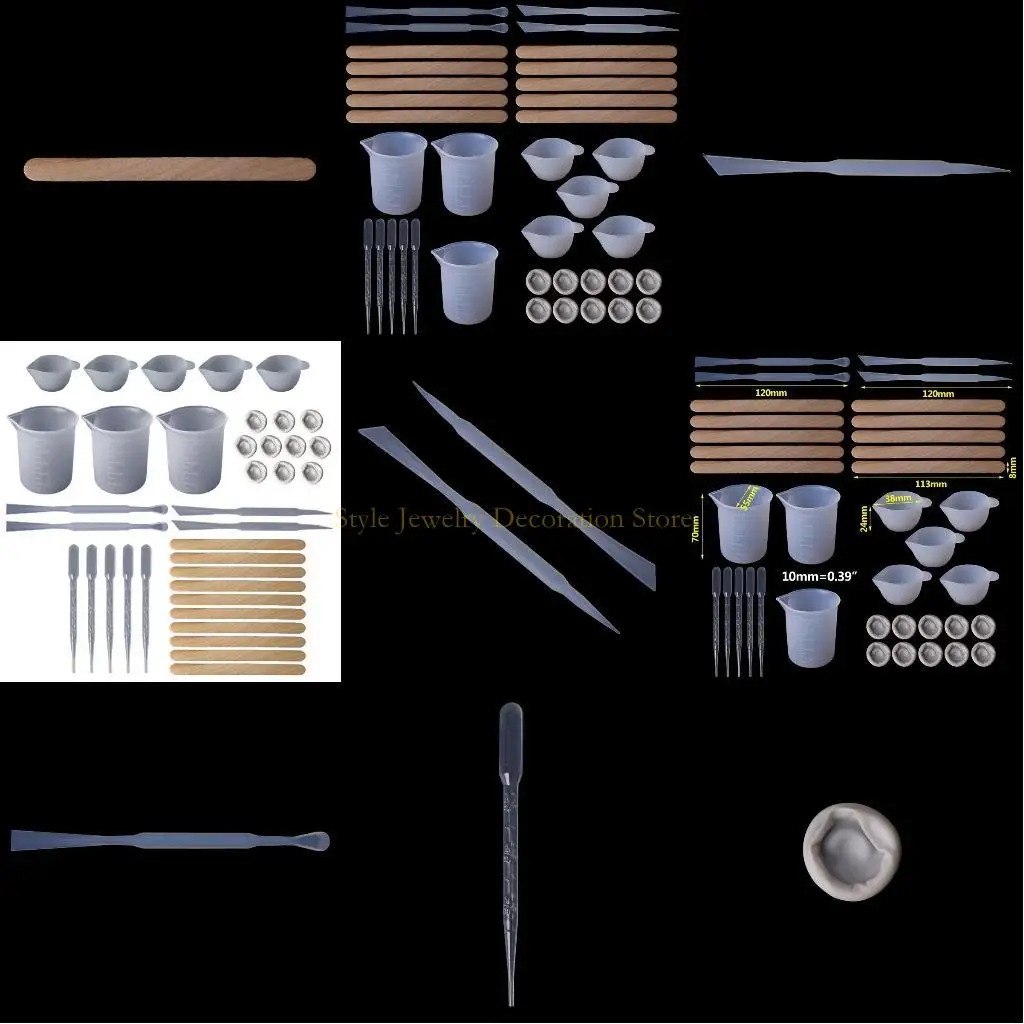 

D46E DIY Epoxy Resin Moldsfor Beginner High Quality Silicone Made Lightweight