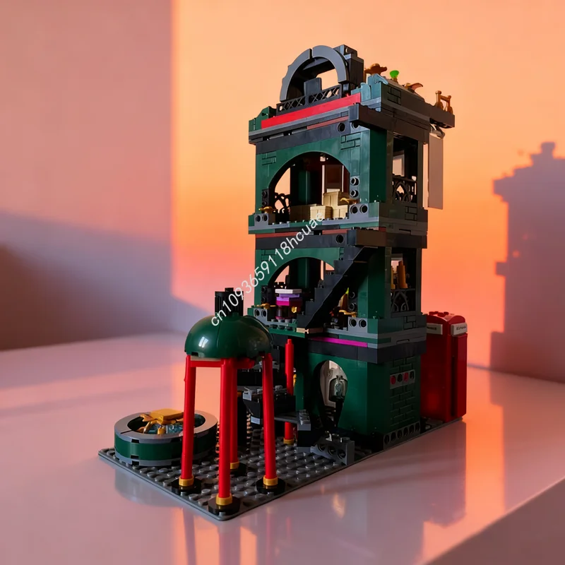 806pcs MOC M S Antieke Winkel Modulair Alternatief Model Bouwstenen Bouw Idee Speelgoed Onderwijs Kerstcadeaus Baksteen Kinderen