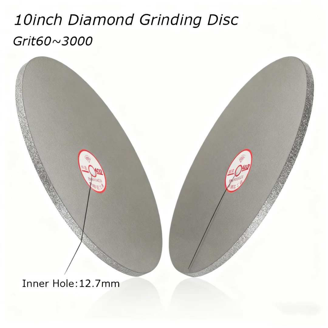 

1 шт., 10 дюймов, 250 мм, односторонние абразивные шлифовальные диски для полировки ювелирных изделий, толщина 1 мм, зернистость 60 ~ 3000