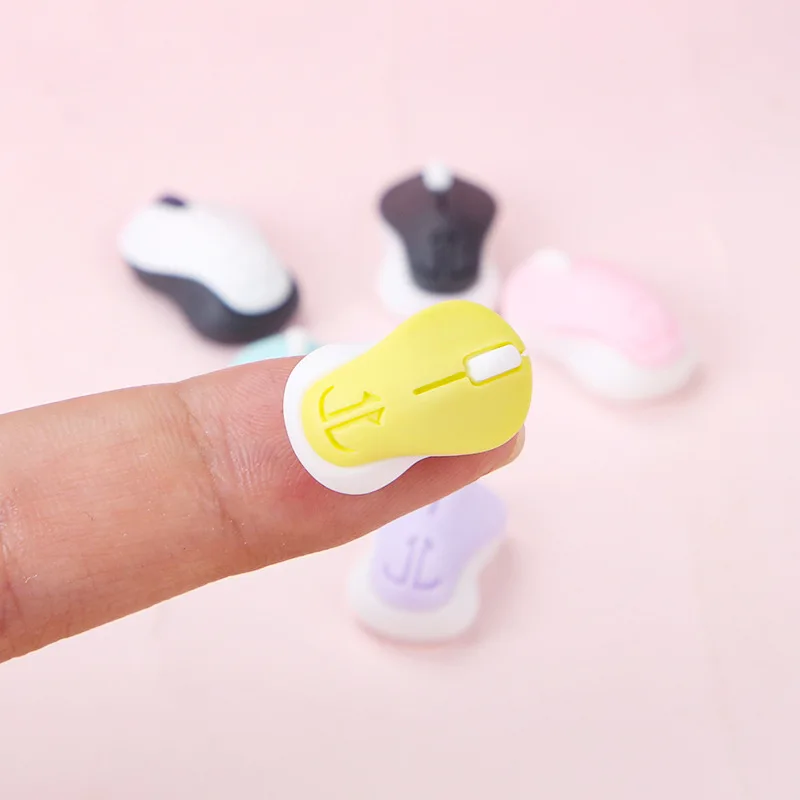 Miniature Wireless Keyboard/Mouse Doll Mini Computer Accessories  1/12 Dollhouse Office/E-sports Room Ornament
