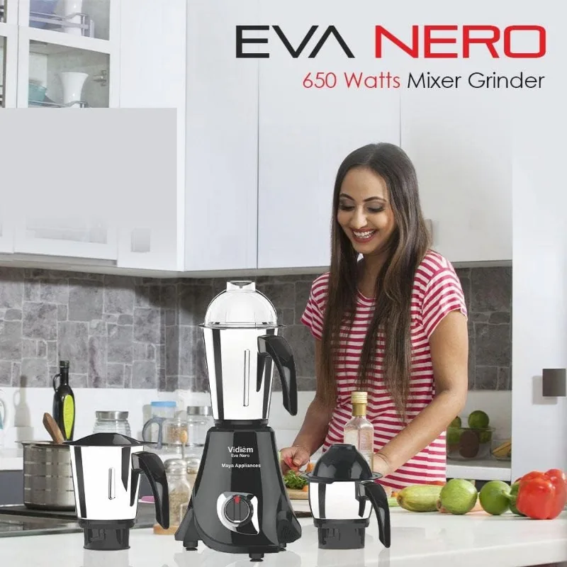 Eva Nero Mixer Grinder 650 watts - 110V