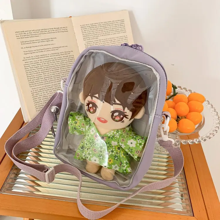 Japanese Kawaii Itabag For 20cm Doll Transparent Bags Cute Crossbody Bags For School Girls Shoulder Bag Purses and Handbags JK