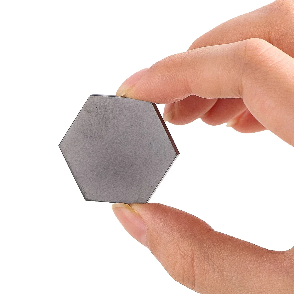 Tactical Armor Insert Tile Silicon Carbide Ceramic Hexagon Plate 35mm Bulletproof SI C Hard Protection Body Gear Panel Souvenirs
