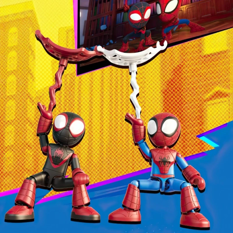 BLOKEES bloc de construction homme Spider-Man partenaire édition magique 1er Iron Man fantôme araignée modèle d'assemblage recueillir des jouets cadeau pour enfants