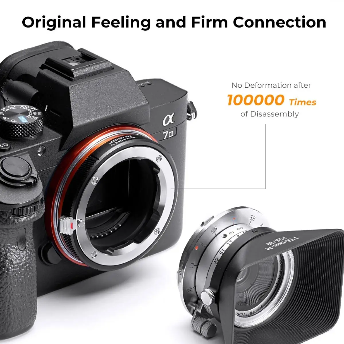 K&F CONCEPT Lens Mount Adapter For Leica M L/M Lens to Canon EOS R EOS M Sony E Nex Nikon Z F AI M4/3 Fujifilm X Cameras Body
