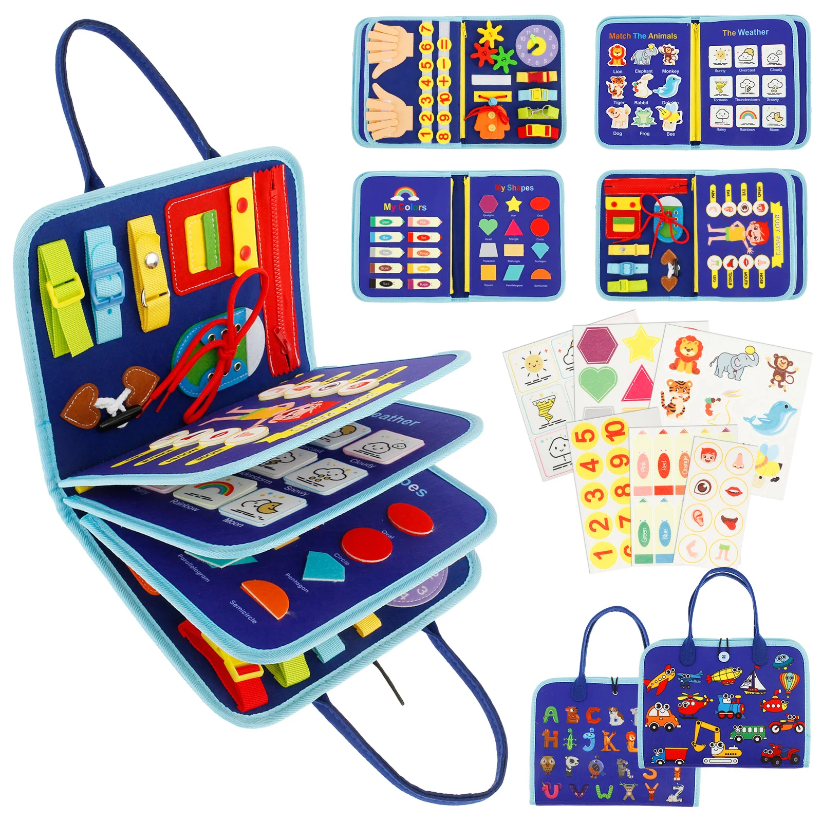 

Доска Монтессори для занятий, развивающая сенсорная доска, тонкое базовое платье, моторика, игрушка для путешествий, подарок для мальчиков и девочек