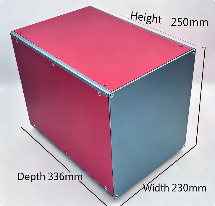 YR/ (230*250*336mm) All aluminum amplifier chassis /Decoder/ power filter/Power Amplifier Chassis/ AMP Enclosure DIY box