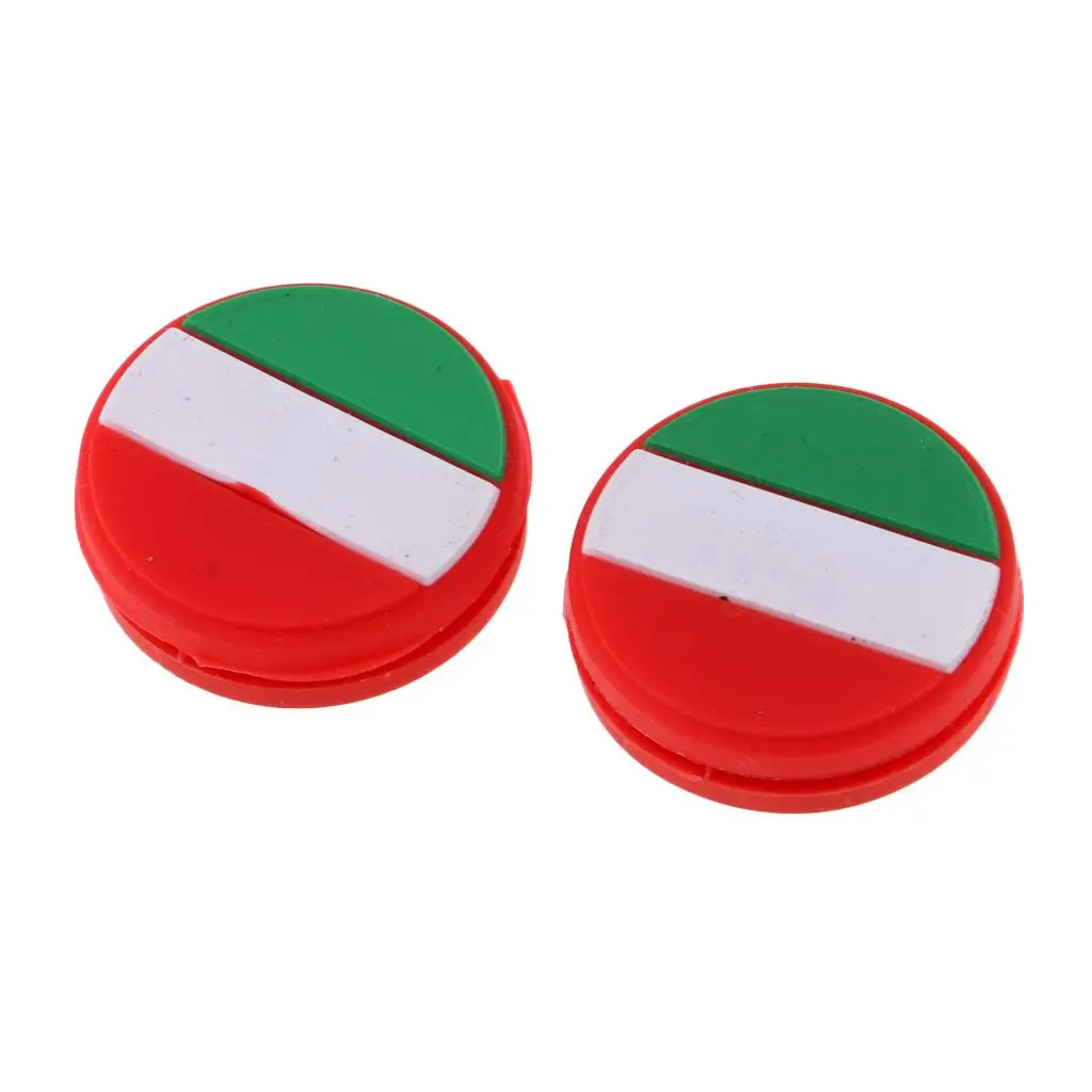 Silicone Tennis Racket Shock Absorber National Flag Vibration Dampener Anti Vibration Tennis Damper for Players