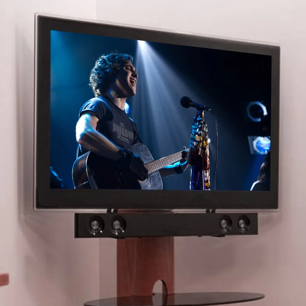 Universal Soundbar TV Mount Sound Bar Mounting Bracket Weight Capacity 22lbs