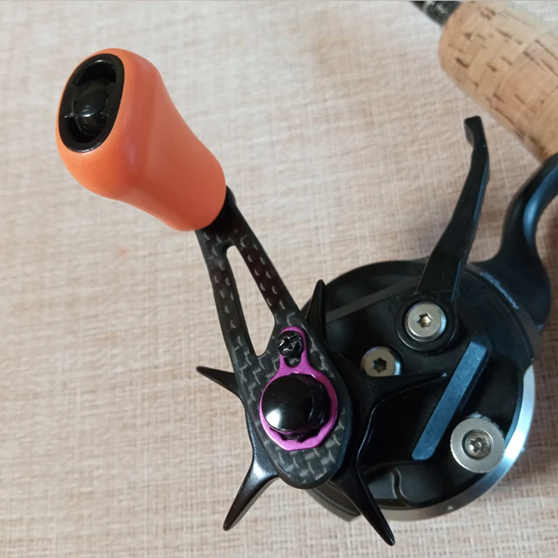 Mango de carrete fibra carbono Ruke – Single rocker para pesca - imagen 4