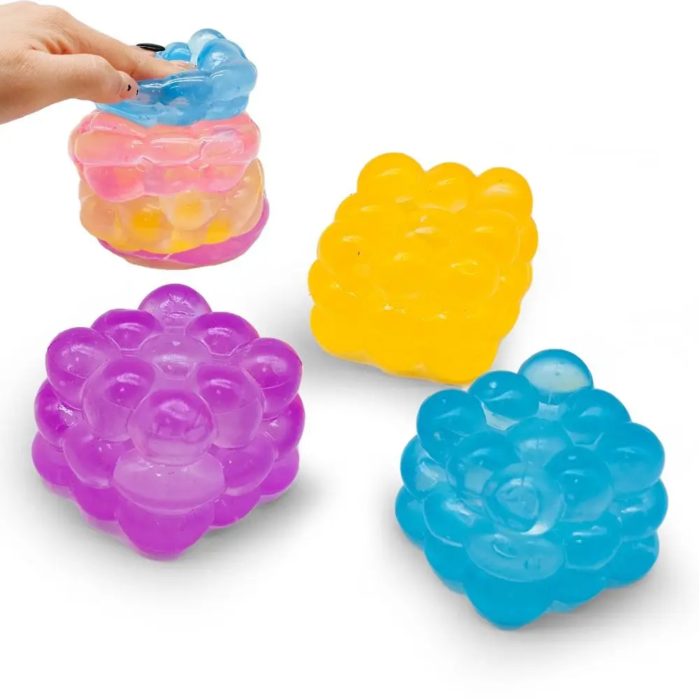 Juguetes sensoriales, cubo fresco, juguete para pellizco, aliviador moldeable, juguete para apretar, simulación realista, cubo hecho a mano, juguete para pellizco, juguetes para niños