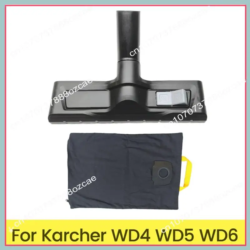 Boquilla de succión en seco y húmedo A26P para Karcher WD4 WD5 WD6 WD6P, repuesto de cepillo de suelo y bolsas de polvo
