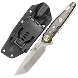 HX OUTDOORS cuchillo supervivencia cuchillos de caza para exteriores, herramientas tácticas de alta calidad DC53, acampada, 59HRC