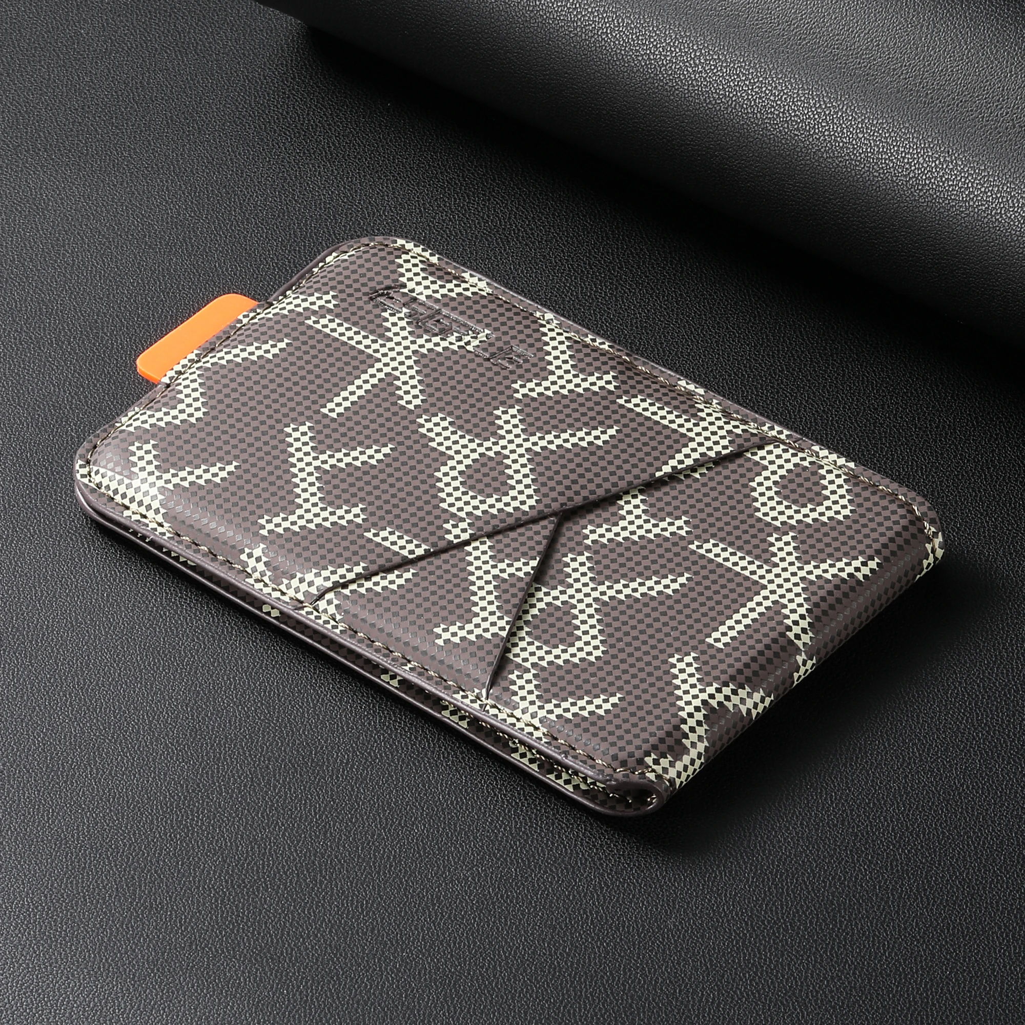 Leder-Geldbörse für MagSafe Magnetischer Handy-Kartenhalter für iPhone 16 15 14 13 12 17 Pro Max Plus Bankkarten-Etui mit Starkem Magnet