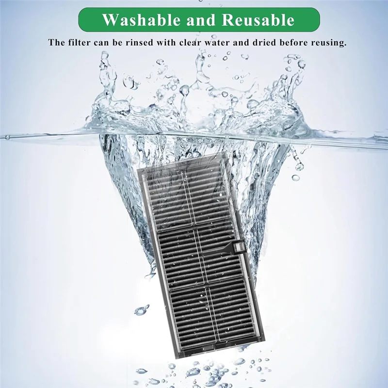 A74G-Set Of Replacement HEPA Filters For Dreame X40 Ultra/L10s Pro Ultra Heat/X30 Ultra/L10s Ultra Gen 2/L40 Ultra Vacuums