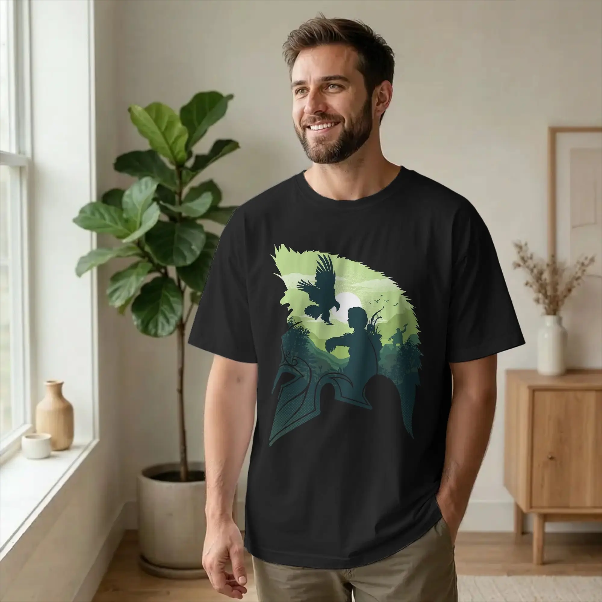 Eagle Bearer Odysseies Warrior v2 Men Women T Shirts Tee Shirt Short Sleeve Crew Neck T-Shirts Cotton New Arrival Clothes