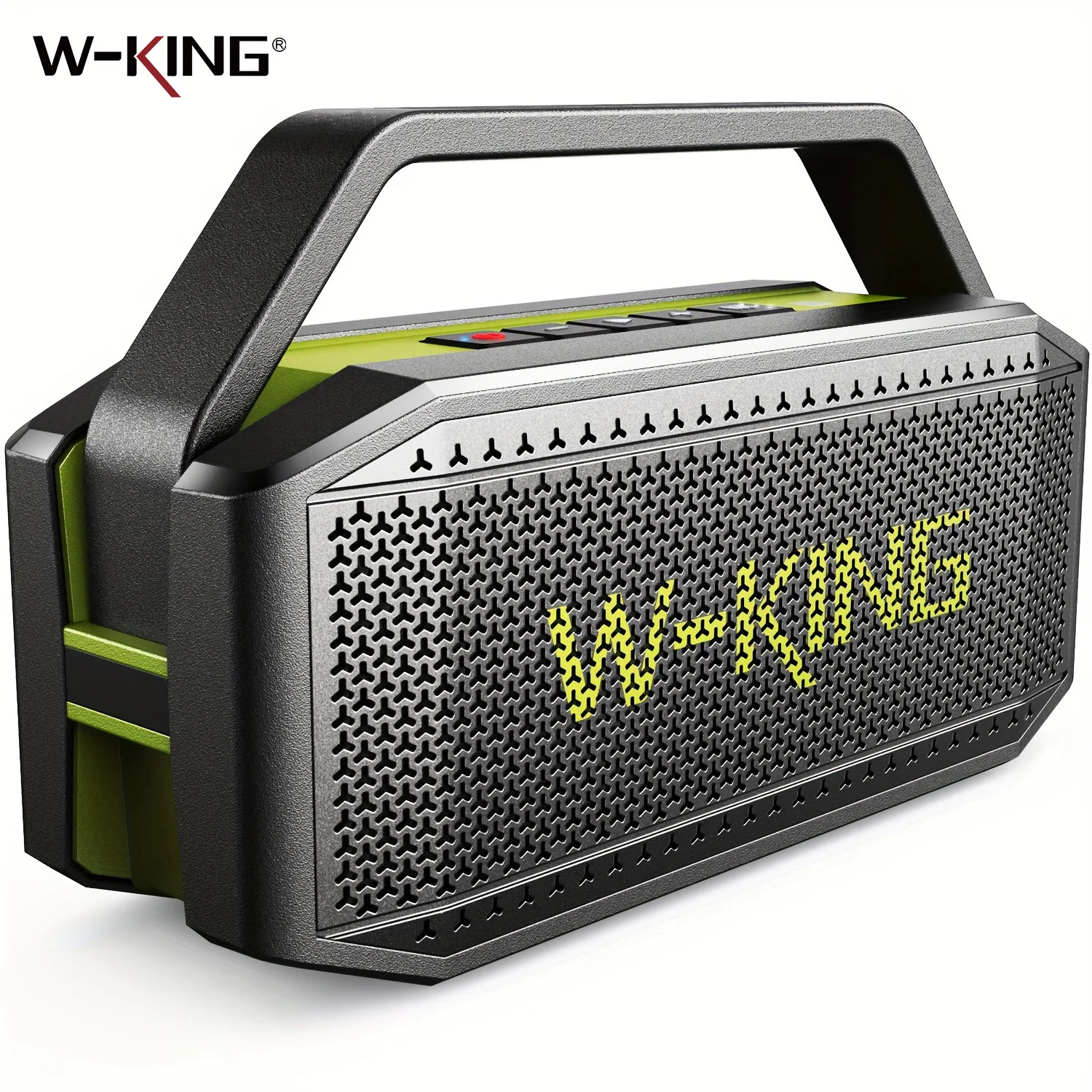 W-KING (100W Peak) 60W Portable Loud Bluetooth Speakers with Subwoofer, Outdoor Speaker Bluetooth Wireless Waterproof Speaker