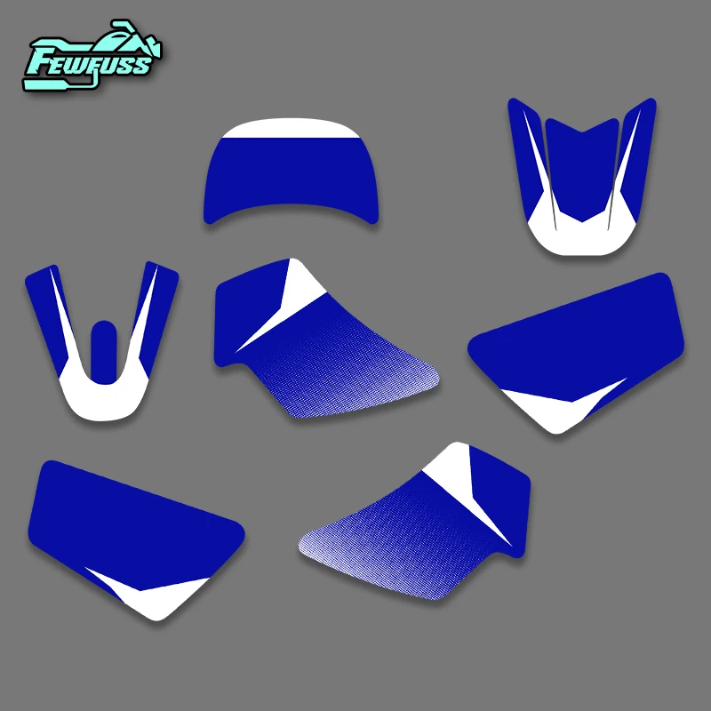Fewfuss For YAMAHA PW50 All Versions Dirt Bike Personalized Graphics Background Decals Stickers Kit