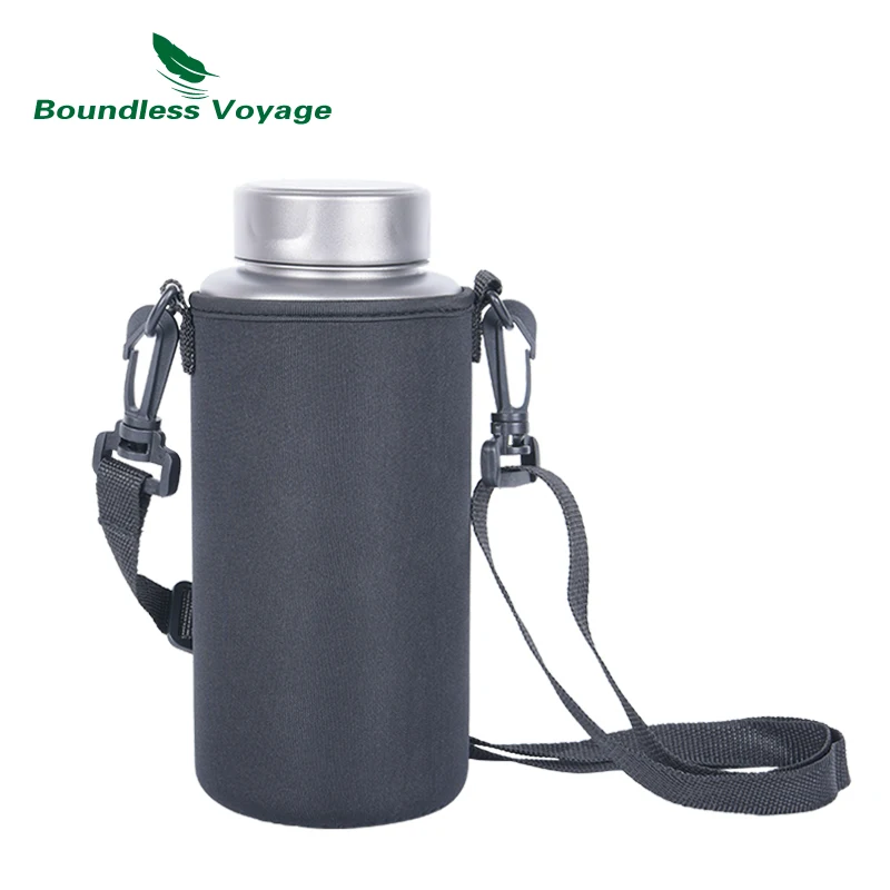 Imagem -06 - Boundless Voyage Leakproof Titanium Garrafa de Água Camada Única Copa do Esporte Ultraleve Outdoor Camping Drinkware 750ml 1l