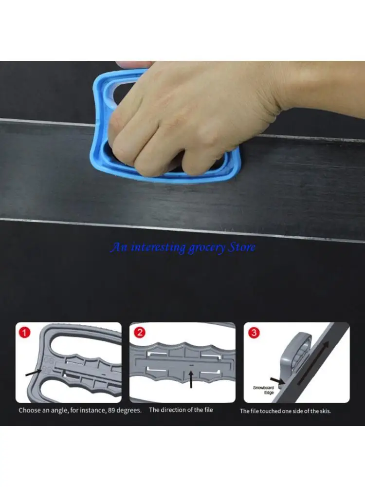 652D Adjustable Degree Ski Edges Bevels Guide Including File for 88 89 90 Degree Customs Tuning and Maintenance