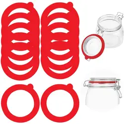 1Pcs Silicone Seals Mason Jars O Rings Gaskets Reusable Washers Leakproof Rubber Sealings for Storage Canning Cups Accessories