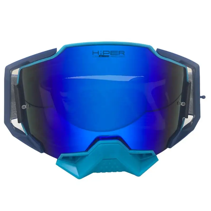 Quad ATV Riding Goggles Debris‑Blocking Anti‑Glare Lens Comfort Seal Helmet‑Friendly Strap for All‑Terrain Adventure