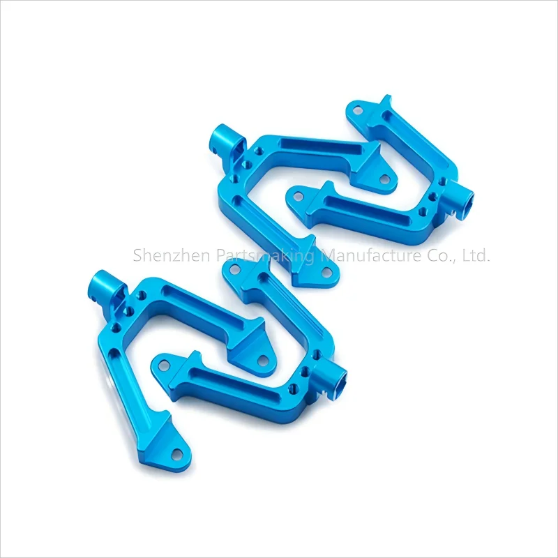 6061 アルミニウム ブルー陽極酸化処理 CNC 部品