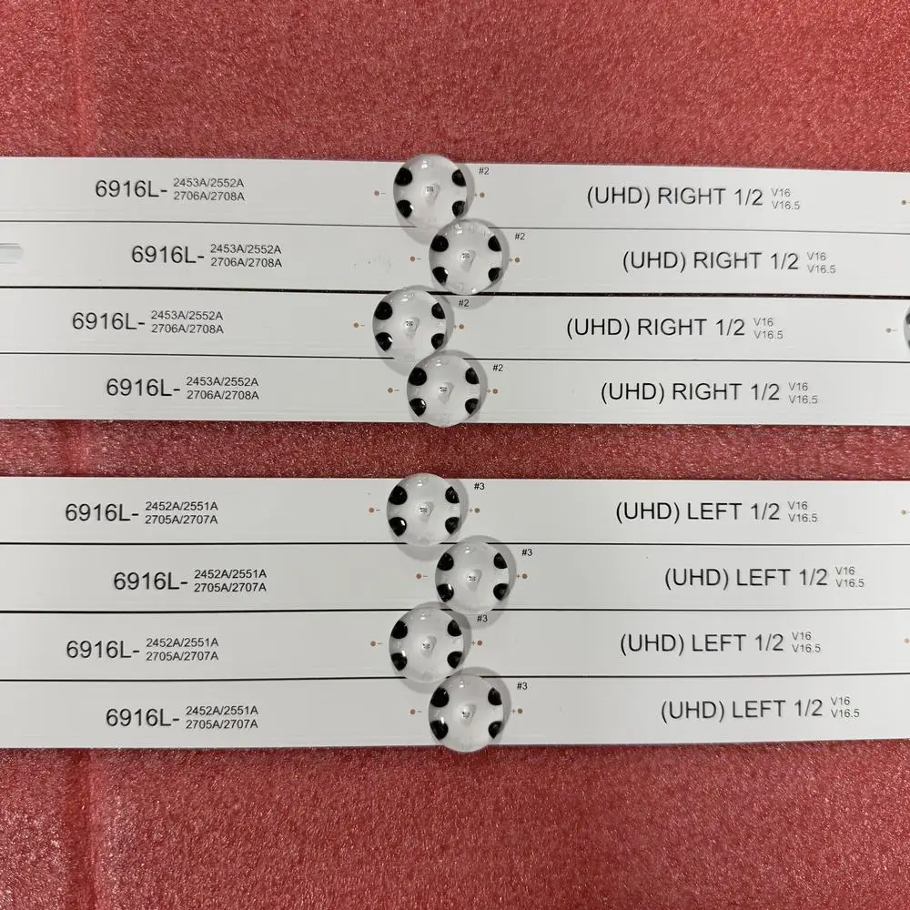 LED backlight strip for TV 49UJ654T 49LH570V 49LH5100 49UH610V 49UH620V 49UH603V 49UH610A LC490DGE FJ M2 LC490DUE FJ A1
