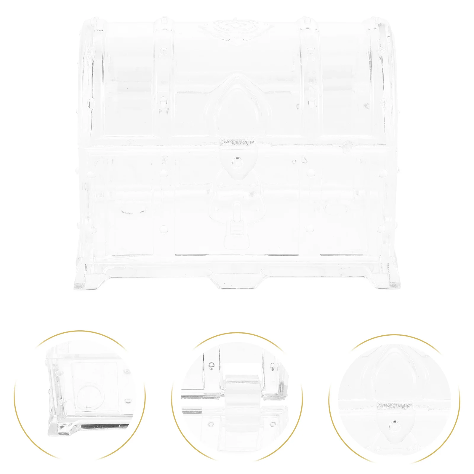 

12Pcs European Style Wedding Candy Boxes Mini Treasure Chest Favor Boxes for Birthday Bridal Shower Party Treat Storage