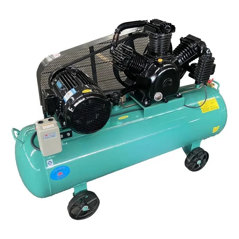 High quality 500L tank piston air compressor 7.5kw 10hp industry belt driven air compressor 10HP