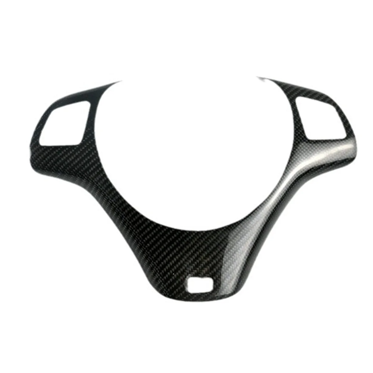 

Real Carbon Fiber Car Steering Wheel Panel Decoration Cover Trim Sticker for BMW 3 Series E90 E92 E93 M3