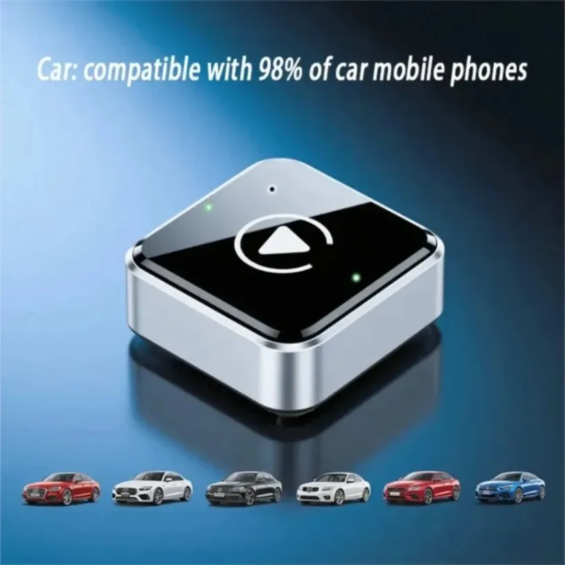 MiNi Wireless CarPlay & Android Auto Adapter Universal  Plug & Play USB Dongle for VW, Toyota, Nissan, Honda, Ford, Benz & More