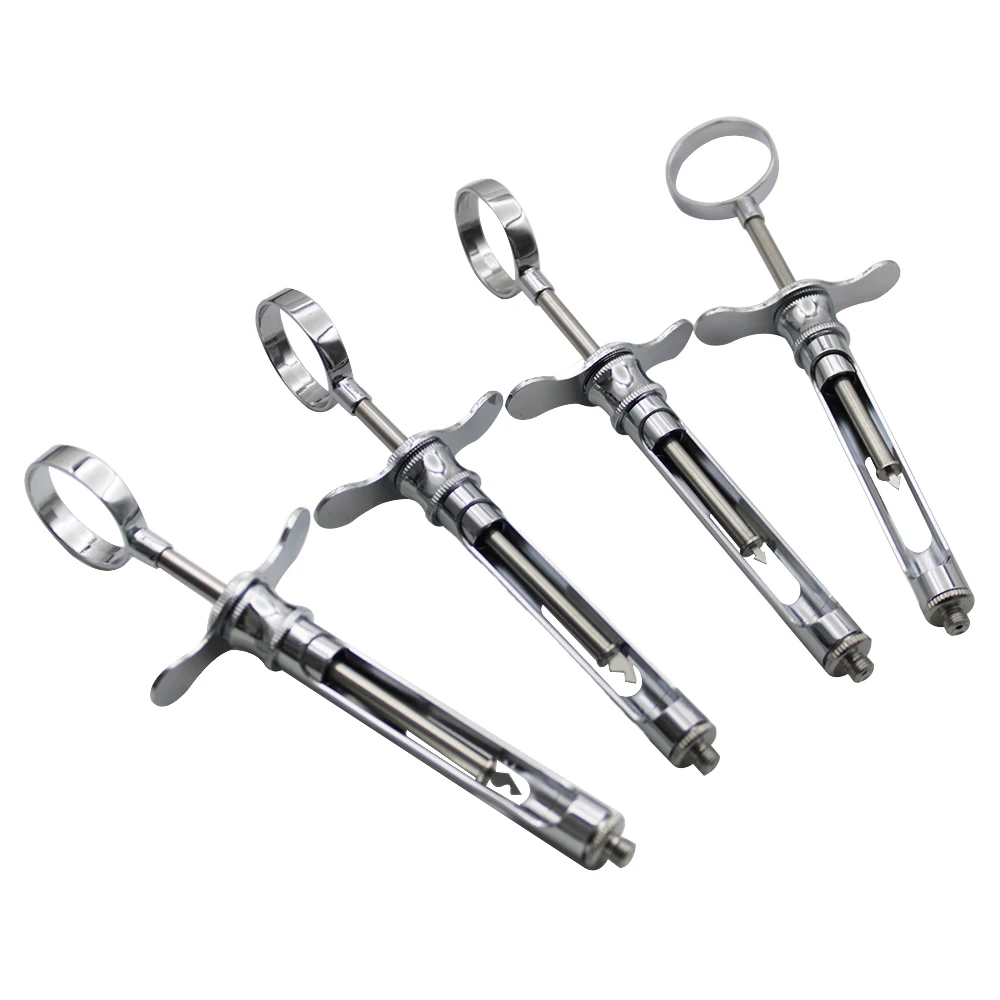 AG 1 قطعة حقنة الأسنان الفولاذ المقاوم للصدأ طب الأسنان أداة جراحية العناية بالأسنان الأسنان التخدير حقنة الشفط #2