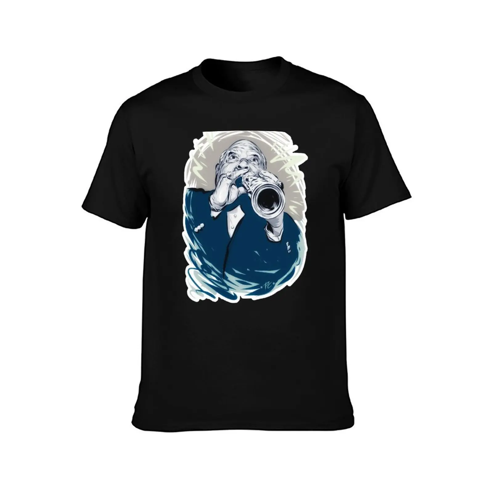 Sidney Bechet - An illustration by Paul Cemmick T-Shirt heavyweights animal prinfor boys t shirt men