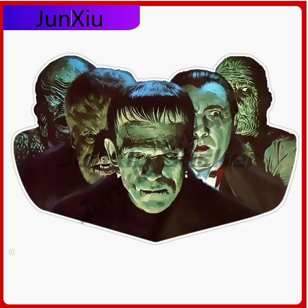 

Gang Of Monsters Vinyl Waterproof Sticker Cover Scratches Decal Car Laptop Wall Window Bumper Sticker Camper Rv Van Decals Stick