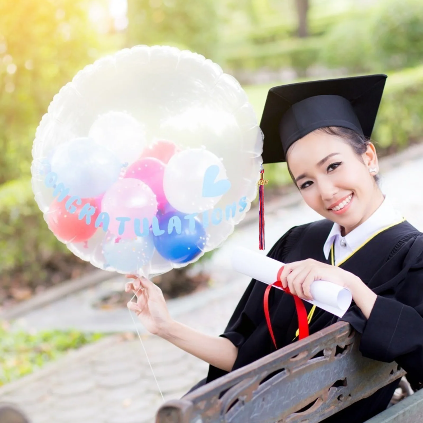 

2023 Cap Durable Polyester Hat For Academic Caps Light Weight Tassel Accessories Grad Decor 2023 Decorations Graduation Hat