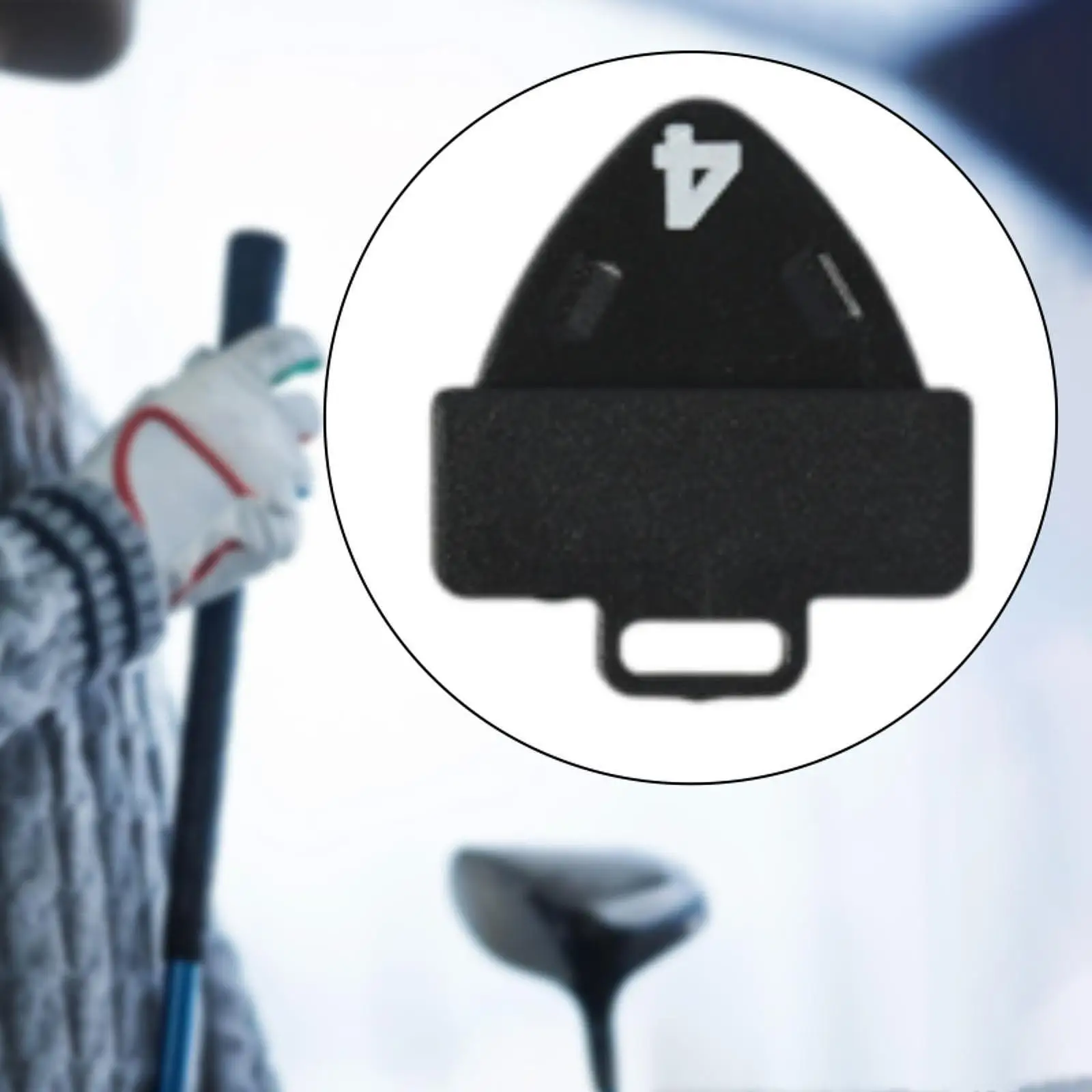 Golf Club Head Cover Number Tag Replacement Golfer Gift Golf Bag Accessories Number: 3, 4, 5, 7, 9, x for Golf Fairway Club