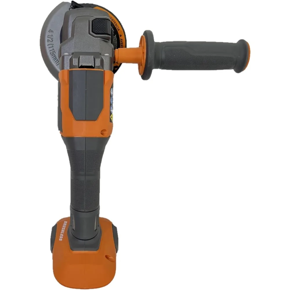 18V Tanpa Kabel Tanpa Sikat 4-1/2 inci. Gerinda Sudut dengan Saklar Dayung (Hanya Alat)