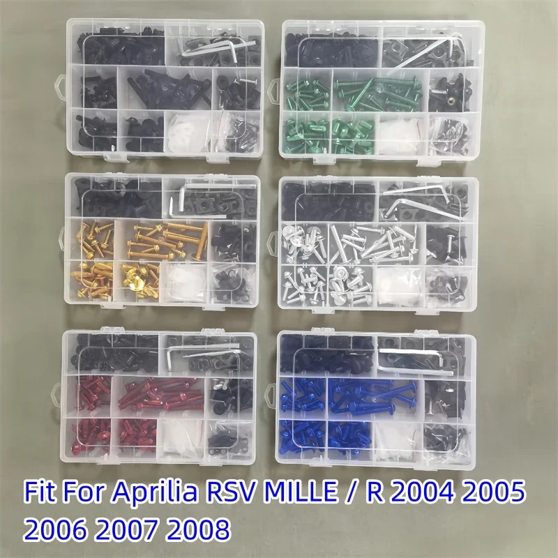 

Fairing Bodywork Kit Bolts Screws Fit For Aprilia RSV MILLE / R 2004 2005 2006-2007-2008 2009 2010 2011