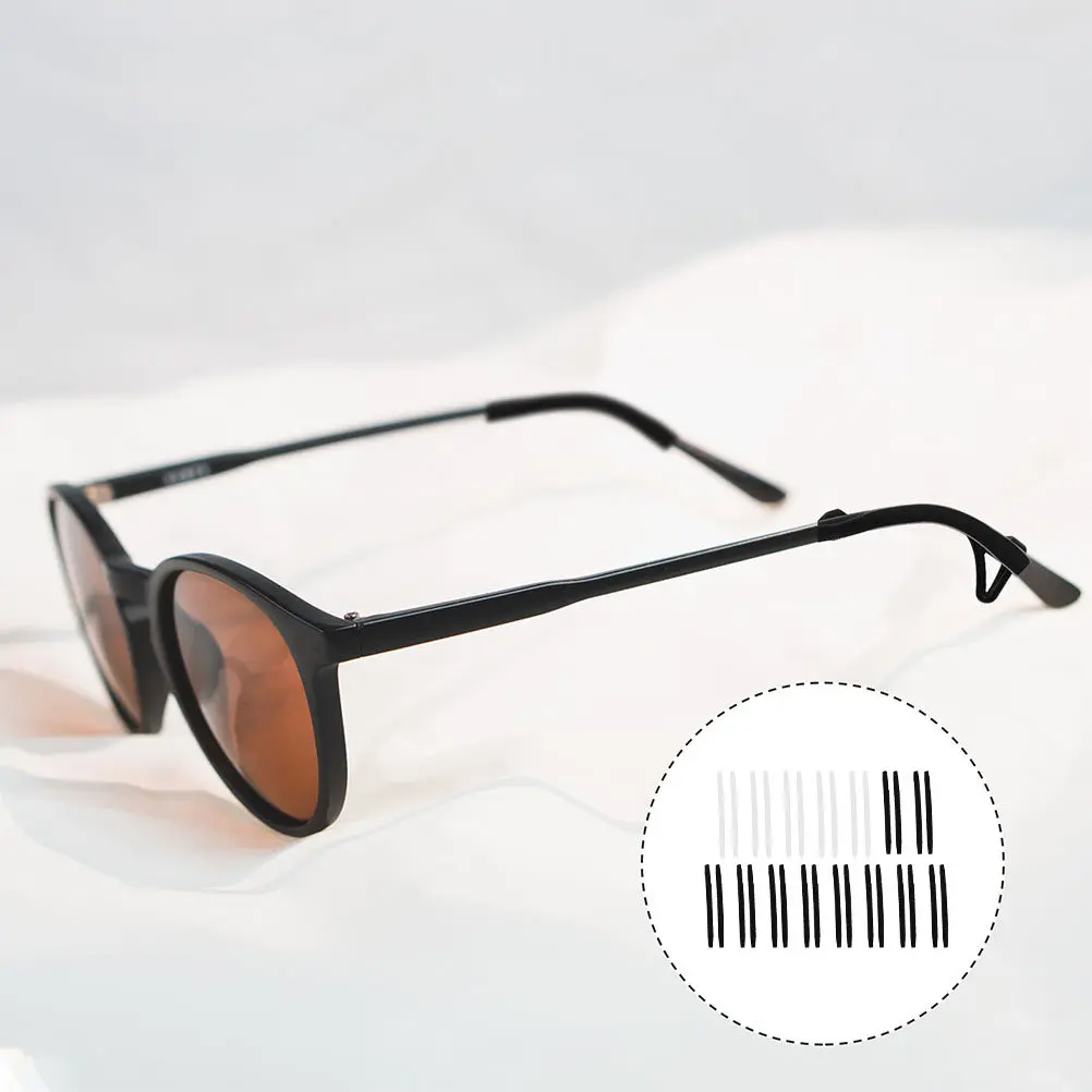 

30 шт. силиконовых нескользящих накладок для очков, фиксаторы для ушей, аксессуары для очков от близорукости, модные и простые