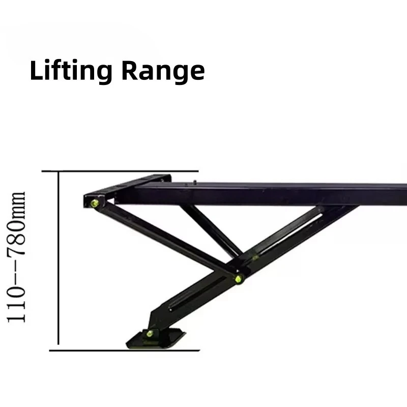 Trailer Accessories Black Color 12V Electrical Type Long RV Trailer Caravan Travel Trailer  Lifting Jack