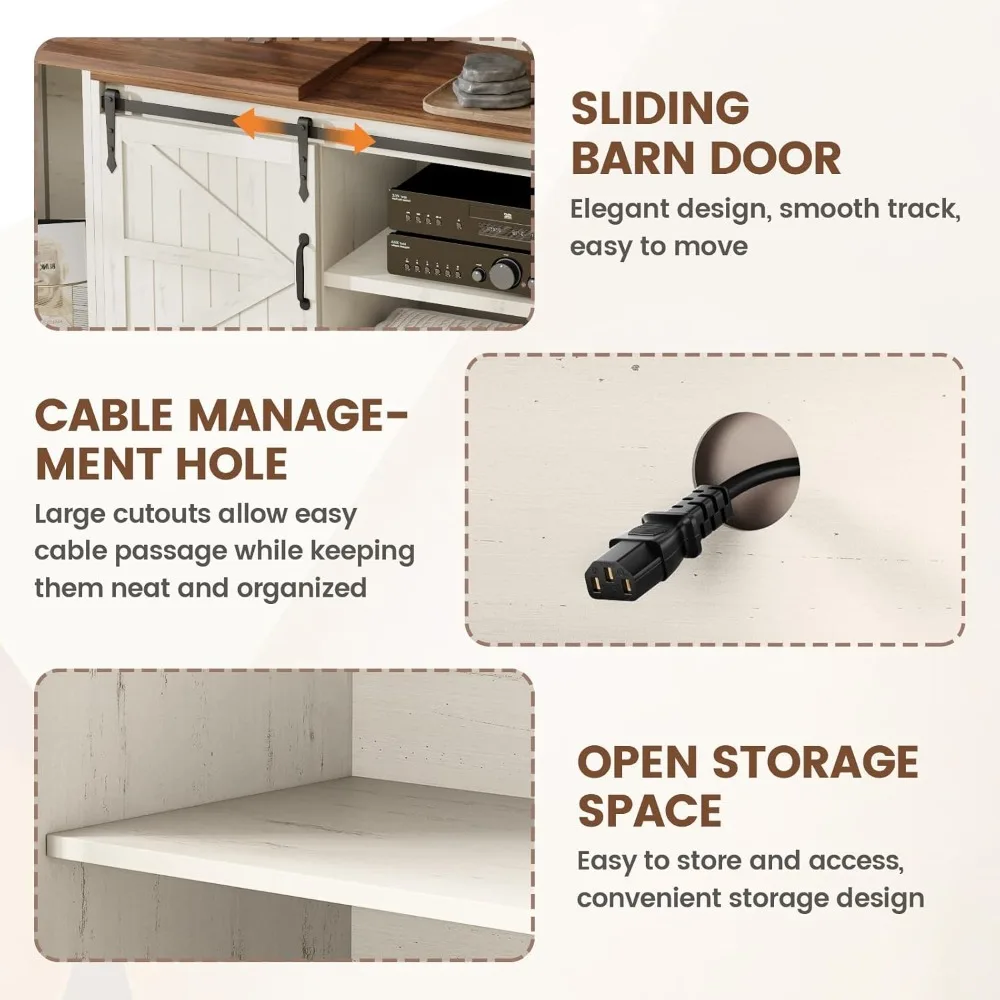 Supporto TV estensibile, centro di intrattenimento per TV 85 95 105 pollici, supporto TV con grande capacità di archiviazione e porta scorrevole