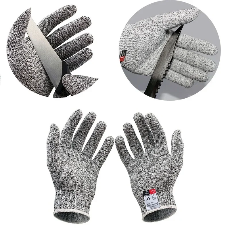 Anti-cut Outdoor Fishing Gloves Knife Cut Resistant Protection Mobile Phone Screen Anti-Slip Ultra-thin Steel Wire Mesh Gloves